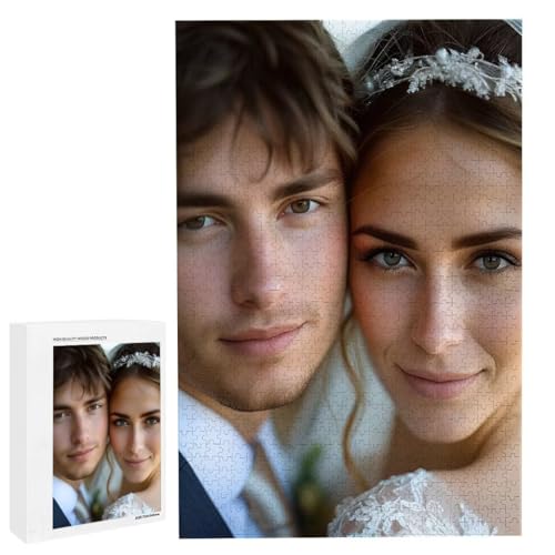 Personalisiertes Fotopuzzle, Puzzle Selbst Gestalten, Holzpuzzle mit Eigenem Foto Puzzle Personalisiert Fotopuzzle Geschenk, Individuelles Geschenke für Oma, Kinder, Mutter, Familie (5000 Teile) c-192 von HHQGOUYG