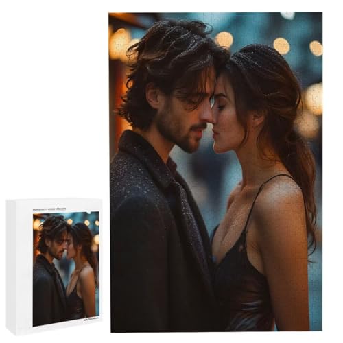 Personalisiertes Fotopuzzle, Puzzle Selbst Gestalten, Holzpuzzle mit Eigenem Foto Puzzle Personalisiert Fotopuzzle Geschenk, Individuelles Geschenke für Oma, Kinder, Mutter, Familie (5000 Teile) c-96 von HHQGOUYG