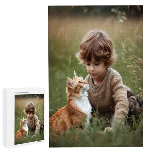 Personalisiertes Fotopuzzle, Puzzle Selbst Gestalten, Holzpuzzle mit Eigenem Foto Puzzle Personalisiert Fotopuzzle Geschenk, Individuelles Geschenke für Oma, Kinder, Mutter, Familie (5000 Teile) c-4 von HHQGOUYG