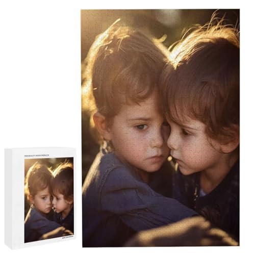 Personalisiertes Fotopuzzle, Puzzle Selbst Gestalten, Holzpuzzle mit Eigenem Foto Puzzle Personalisiert Fotopuzzle Geschenk, Individuelles Geschenke für Oma, Kinder, Mutter, Familie (6000 Teile) c-113 von HHQGOUYG