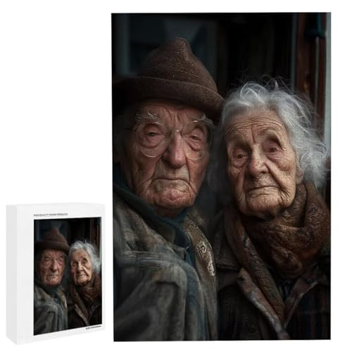 Personalisiertes Fotopuzzle, Puzzle Selbst Gestalten, Holzpuzzle mit Eigenem Foto Puzzle Personalisiert Fotopuzzle Geschenk, Individuelles Geschenke für Oma, Kinder, Mutter, Familie (6000 Teile) c-155 von HHQGOUYG