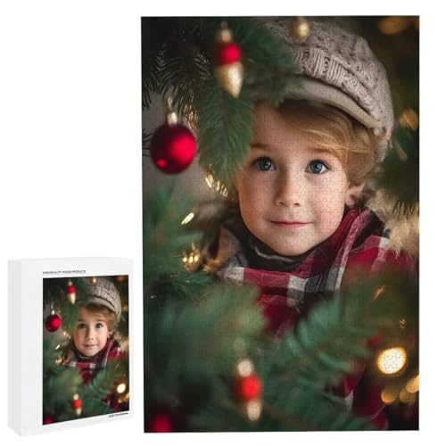 Personalisiertes Fotopuzzle, Puzzle Selbst Gestalten, Holzpuzzle mit Eigenem Foto Puzzle Personalisiert Fotopuzzle Geschenk, Individuelles Geschenke für Oma, Kinder, Mutter, Familie (6000 Teile) c-31 von HHQGOUYG