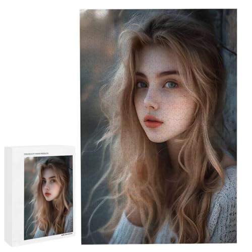 Personalisiertes Fotopuzzle, Puzzle Selbst Gestalten, Holzpuzzle mit Eigenem Foto Puzzle Personalisiert Fotopuzzle Geschenk, Individuelles Geschenke für Oma, Kinder, Mutter, Familie (6000 Teile) c-73 von HHQGOUYG