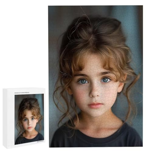 Personalisiertes Fotopuzzle, Puzzle Selbst Gestalten, Holzpuzzle mit Eigenem Foto Puzzle Personalisiert Fotopuzzle Geschenk, Individuelles Geschenke für Oma, Kinder, Mutter, Familie (6000 Teile) c-77 von HHQGOUYG