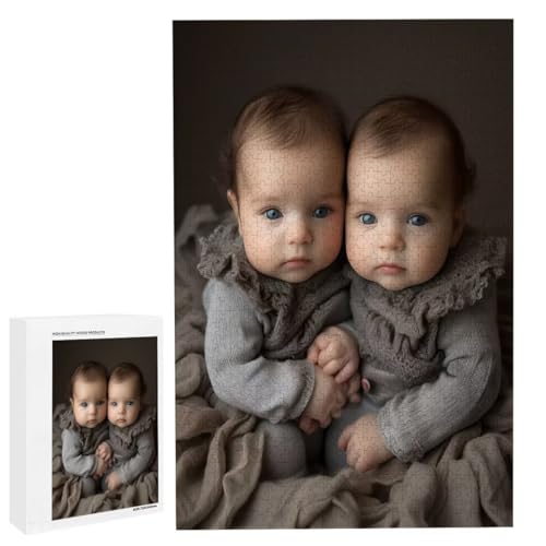 Personalisiertes Fotopuzzle, Puzzle Selbst Gestalten, Holzpuzzle mit Eigenem Foto Puzzle Personalisiert Fotopuzzle Geschenk, Individuelles Geschenke für Oma, Kinder, Mutter, Familie (6000 Teile) c-49 von HHQGOUYG