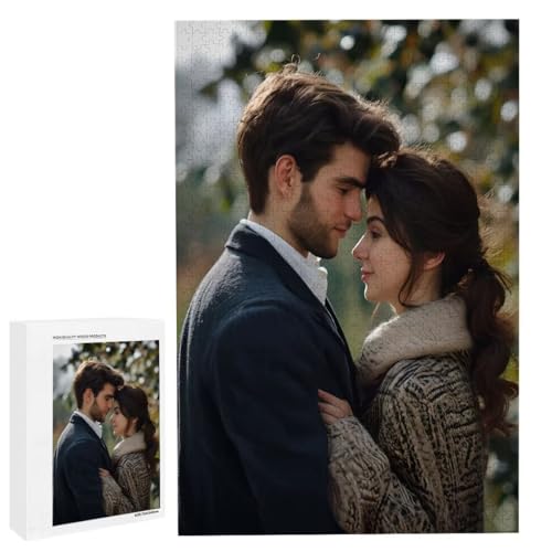 Personalisiertes Fotopuzzle, Puzzle Selbst Gestalten, Holzpuzzle mit Eigenem Foto Puzzle Personalisiert Fotopuzzle Geschenk, Individuelles Geschenke für Oma, Kinder, Mutter, Familie (6000 Teile) c-157 von HHQGOUYG