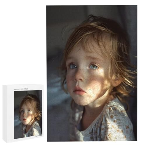 Personalisiertes Fotopuzzle, Puzzle Selbst Gestalten, Holzpuzzle mit Eigenem Foto Puzzle Personalisiert Fotopuzzle Geschenk, Individuelles Geschenke für Oma, Kinder, Mutter, Familie (6000 Teile) c-101 von HHQGOUYG