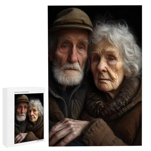 Personalisiertes Fotopuzzle, Puzzle Selbst Gestalten, Holzpuzzle mit Eigenem Foto Puzzle Personalisiert Fotopuzzle Geschenk, Individuelles Geschenke für Oma, Kinder, Mutter, Familie (6000 Teile) c-165 von HHQGOUYG