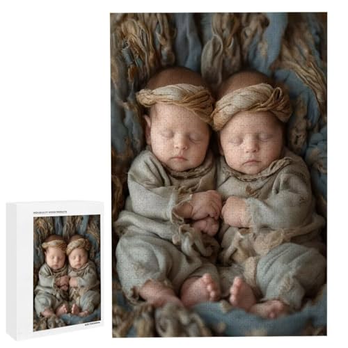 Personalisiertes Fotopuzzle, Puzzle Selbst Gestalten, Holzpuzzle mit Eigenem Foto Puzzle Personalisiert Fotopuzzle Geschenk, Individuelles Geschenke für Oma, Kinder, Mutter, Familie (6000 Teile) c-51 von HHQGOUYG