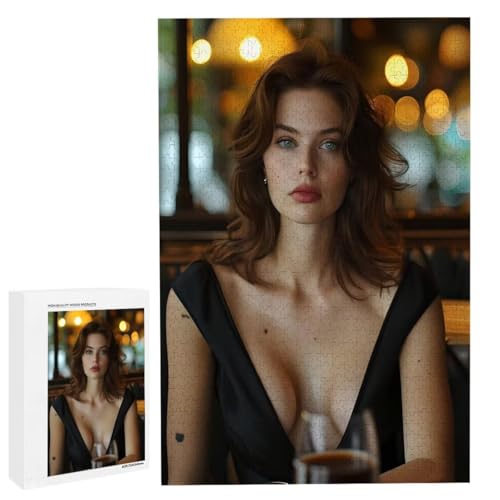 Personalisiertes Fotopuzzle, Puzzle Selbst Gestalten, Holzpuzzle mit Eigenem Foto Puzzle Personalisiert Fotopuzzle Geschenk, Individuelles Geschenke für Oma, Kinder, Mutter, Familie (6000 Teile) c-179 von HHQGOUYG