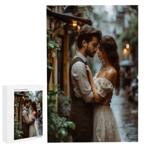 Personalisiertes Fotopuzzle, Puzzle Selbst Gestalten, Holzpuzzle mit Eigenem Foto Puzzle Personalisiert Fotopuzzle Geschenk, Individuelles Geschenke für Oma, Kinder, Mutter, Familie (6000 Teile) c-95 von HHQGOUYG