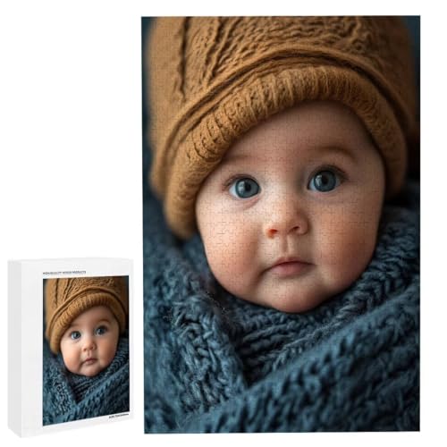 Personalisiertes Fotopuzzle, Puzzle Selbst Gestalten, Holzpuzzle mit Eigenem Foto Puzzle Personalisiert Fotopuzzle Geschenk, Individuelles Geschenke für Oma, Kinder, Mutter, Familie (6000 Teile) c-109 von HHQGOUYG