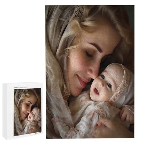 Personalisiertes Puzzle mit Eigenem Bild - 6000 Teile: Gestalte Dein individuelles Fotopuzzle für Geburtstage, Muttertag, Valentinstag & Hochzeiten Benutzerdefiniertes Geschenk - (6000 Teile) V-62 von HHQGOUYG