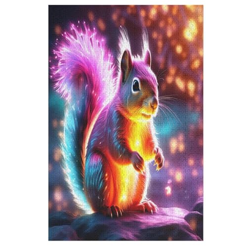 Animal Eichhörnchen Puzzle 1000 Teile, Holzpuzzle Für Erwachsene Kinder, Impossible Puzzles, Geschicklichkeitsspiel Für Die Ganze Familie 78×53cm Animal Eichhörnchen Puzzle 1000 Teile, Holzpuzzle Für Erwachsene Kinder, Impossible Puzzles, Geschicklichkeitsspiel Für Die Ganze Familie 78×53cm von HHXXXHH