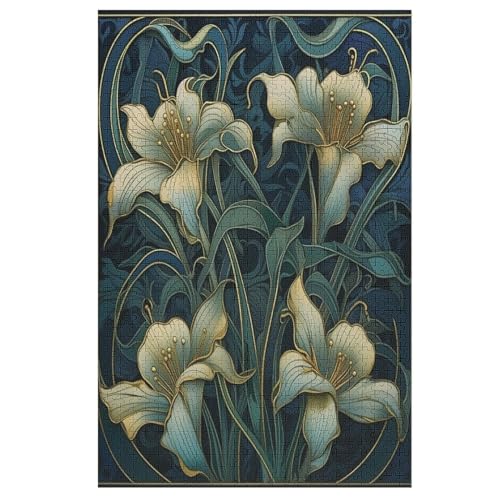 Blume Puzzles 1000 Teile Erwachsener Kniffel Spaß Für Die Ganze Familie, Holzpuzzle Kinder Erwachsene, Impossible Puzzle Schwer 78×53cm Blume Puzzles 1000 Teile Erwachsener Kniffel Spaß Für Die Ganze Familie, Holzpuzzle Kinder Erwachsene, Impossible Puzzle Schwer 78×53cm von HHXXXHH