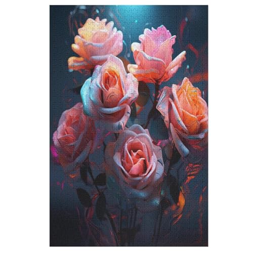 Blume-Puzzlespiel Aus Holz, 1000 Puzzleteile, Puzzle Für Teenager Und Erwachsene, Kreatives Spielzeug, Puzzles, 78×53cm Blume-Puzzlespiel Aus Holz, 1000 Puzzleteile, Puzzle Für Teenager Und Erwachsene, Kreatives Spielzeug, Puzzles, 78×53cm von HHXXXHH