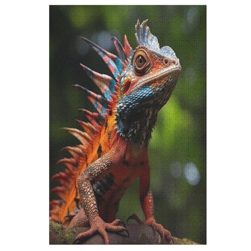 Chamäleon-Puzzlespiel Aus Holz, 1000 Puzzleteile, Puzzle Für Teenager Und Erwachsene, Kreatives Spielzeug, Puzzles, 78×53cm Chamäleon-Puzzlespiel Aus Holz, 1000 Puzzleteile, Puzzle Für Teenager Und Erwachsene, Kreatives Spielzeug, Puzzles, 78×53cm von HHXXXHH