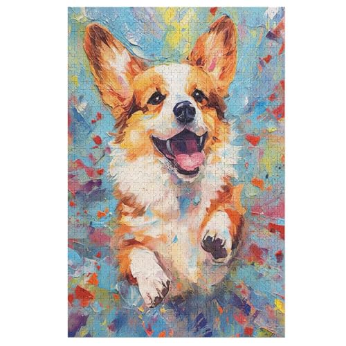 Cute Hund Puzzles 1000 Teile Erwachsener Kniffel Spaß Für Die Ganze Familie, Holzpuzzle Kinder Erwachsene, Impossible Puzzle Schwer 78×53cm Cute Hund Puzzles 1000 Teile Erwachsener Kniffel Spaß Für Die Ganze Familie, Holzpuzzle Kinder Erwachsene, Impossible Puzzle Schwer 78×53cm von HHXXXHH