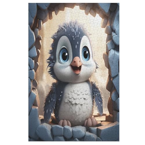 Cute Pinguin Holzpuzzle 1000 Teile Klassische Puzzles Erwachsene Kinder Puzzle DIY Kit Holzspielzeug Einzigartiges Geschenk 78×53cm Cute Pinguin Holzpuzzle 1000 Teile Klassische Puzzles Erwachsene Kinder Puzzle DIY Kit Holzspielzeug Einzigartiges Geschenk 78×53cm von HHXXXHH