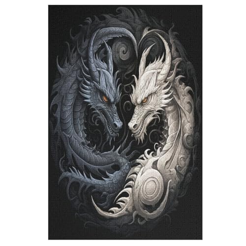 Drache Holzpuzzle 1000 Teile Klassische Puzzles Erwachsene Kinder Puzzle DIY Kit Holzspielzeug Einzigartiges Geschenk 78×53cm Drache Holzpuzzle 1000 Teile Klassische Puzzles Erwachsene Kinder Puzzle DIY Kit Holzspielzeug Einzigartiges Geschenk 78×53cm von HHXXXHH