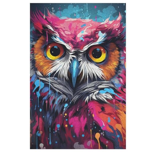 Eule -Puzzle, 1000 Teile,Holzpuzzle Für Erwachsene Kinder, Lustiges Spielzeug, Denkspiel, Bildungsspiel, 78×53cm Eule -Puzzle, 1000 Teile,Holzpuzzle Für Erwachsene Kinder, Lustiges Spielzeug, Denkspiel, Bildungsspiel, 78×53cm von HHXXXHH