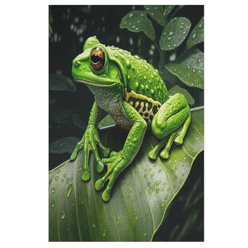 Frosch -Puzzle, 1000 Teile,Holzpuzzle Für Erwachsene Kinder, Lustiges Spielzeug, Denkspiel, Bildungsspiel, 78×53cm Frosch -Puzzle, 1000 Teile,Holzpuzzle Für Erwachsene Kinder, Lustiges Spielzeug, Denkspiel, Bildungsspiel, 78×53cm von HHXXXHH