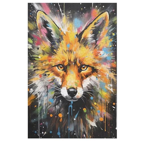 Fuchs 1000 Teile Puzzles Für Erwachsene Holzpuzzle Familienpuzzlespiel Stressabbau-Puzzle Für Kinder Ab 12 Jahren 78×53cm Fuchs 1000 Teile Puzzles Für Erwachsene Holzpuzzle Familienpuzzlespiel Stressabbau-Puzzle Für Kinder Ab 12 Jahren 78×53cm von HHXXXHH
