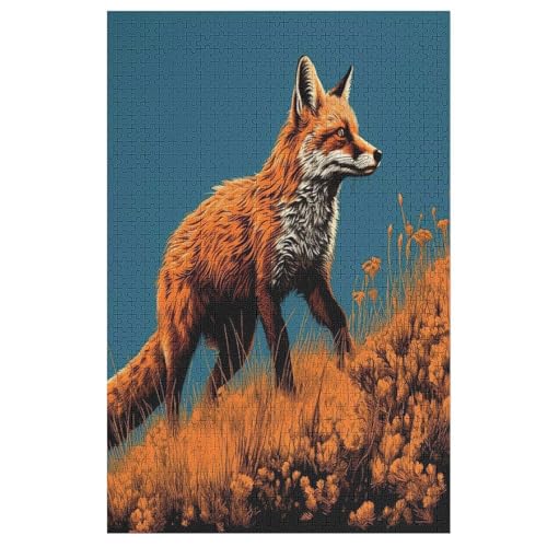 Fuchs -Puzzle, 1000 Teile,Holzpuzzle Für Erwachsene Kinder, Lustiges Spielzeug, Denkspiel, Bildungsspiel, 78×53cm Fuchs -Puzzle, 1000 Teile,Holzpuzzle Für Erwachsene Kinder, Lustiges Spielzeug, Denkspiel, Bildungsspiel, 78×53cm von HHXXXHH