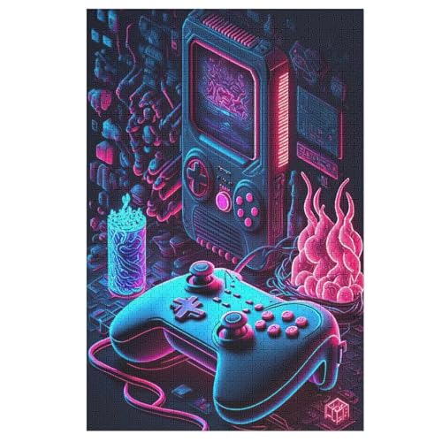 Gamepad Holzpuzzle 1000 Teile, Knobelspiele Für Erwachsene, Teenager, Puzzles Unmögliche - Kinder Puzzle Zimmer Deko 78×53cm Gamepad Holzpuzzle 1000 Teile, Knobelspiele Für Erwachsene, Teenager, Puzzles Unmögliche - Kinder Puzzle Zimmer Deko 78×53cm von HHXXXHH