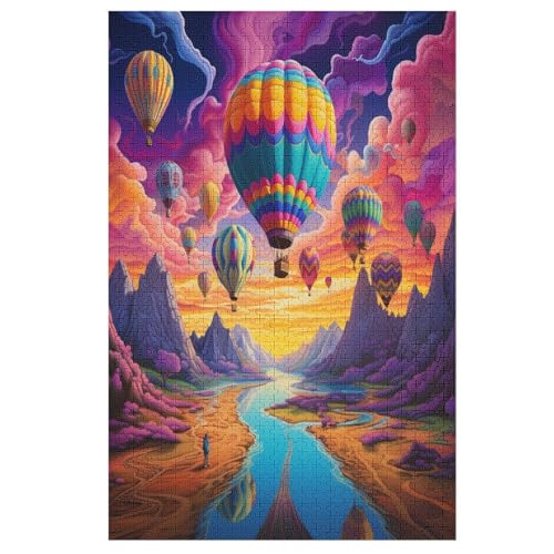 Heißluftballon Puzzles 1000 Teile Erwachsener Kniffel Spaß Für Die Ganze Familie, Holzpuzzle Kinder Erwachsene, Impossible Puzzle Schwer 78×53cm Heißluftballon Puzzles 1000 Teile Erwachsener Kniffel Spaß Für Die Ganze Familie, Holzpuzzle Kinder Erwachsene, Impossible Puzzle Schwer 78×53cm von HHXXXHH