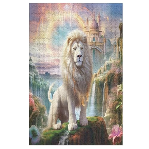 Holzpuzzle Animal Löwe Puzzle 1000 Teile Erwachsene Klassische Pädagogisches Spielzeug Kinder Lernspiel Herausforderndes Puzzles 78×53cm Holzpuzzle Animal Löwe Puzzle 1000 Teile Erwachsene Klassische Pädagogisches Spielzeug Kinder Lernspiel Herausforderndes Puzzles 78×53cm von HHXXXHH