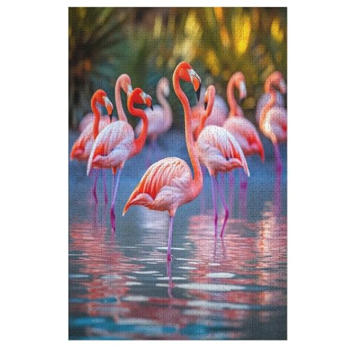 Holzpuzzle Flamingo Puzzle 1000 Teile Erwachsene Klassische Pädagogisches Spielzeug Kinder Lernspiel Herausforderndes Puzzles 78×53cm Holzpuzzle Flamingo Puzzle 1000 Teile Erwachsene Klassische Pädagogisches Spielzeug Kinder Lernspiel Herausforderndes Puzzles 78×53cm von HHXXXHH