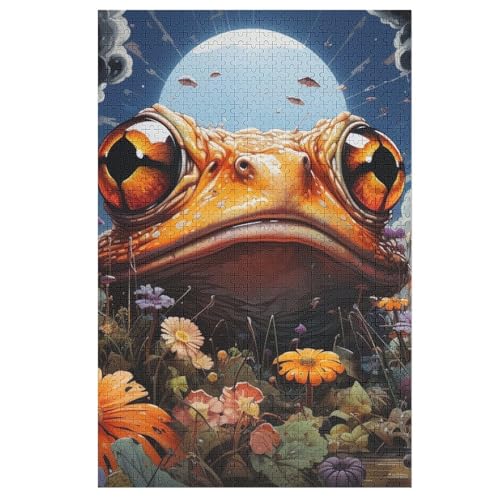 Holzpuzzle Frosch Puzzle 1000 Teile Erwachsene Klassische Pädagogisches Spielzeug Kinder Lernspiel Herausforderndes Puzzles 78×53cm Holzpuzzle Frosch Puzzle 1000 Teile Erwachsene Klassische Pädagogisches Spielzeug Kinder Lernspiel Herausforderndes Puzzles 78×53cm von HHXXXHH