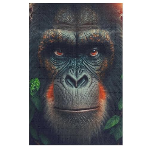 Holzpuzzle Gorilla Puzzle 1000 Teile Erwachsene Klassische Pädagogisches Spielzeug Kinder Lernspiel Herausforderndes Puzzles 78×53cm Holzpuzzle Gorilla Puzzle 1000 Teile Erwachsene Klassische Pädagogisches Spielzeug Kinder Lernspiel Herausforderndes Puzzles 78×53cm von HHXXXHH