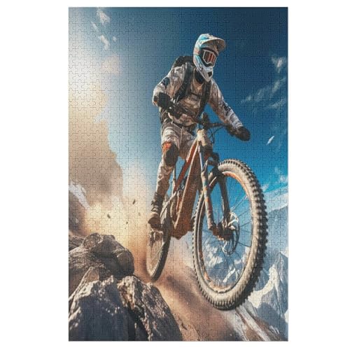 Holzpuzzle Mountainbike Puzzle 1000 Teile Erwachsene Klassische Pädagogisches Spielzeug Kinder Lernspiel Herausforderndes Puzzles 78×53cm Holzpuzzle Mountainbike Puzzle 1000 Teile Erwachsene Klassische Pädagogisches Spielzeug Kinder Lernspiel Herausforderndes Puzzles 78×53cm von HHXXXHH