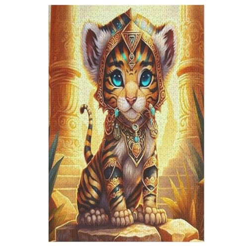 Holzpuzzle Tiger Puzzle 1000 Teile Erwachsene Klassische Pädagogisches Spielzeug Kinder Lernspiel Herausforderndes Puzzles 78×53cm Holzpuzzle Tiger Puzzle 1000 Teile Erwachsene Klassische Pädagogisches Spielzeug Kinder Lernspiel Herausforderndes Puzzles 78×53cm von HHXXXHH