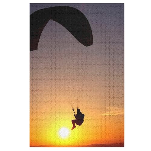 Holzpuzzles 1000 Teile Gleitschirmfliegen -Puzzle Für Jungen Und Mädchen, Schwierigkeitsgrad, Lernspiele, Familienspielzeug 78×53cm Holzpuzzles 1000 Teile Gleitschirmfliegen -Puzzle Für Jungen Und Mädchen, Schwierigkeitsgrad, Lernspiele, Familienspielzeug 78×53cm von HHXXXHH