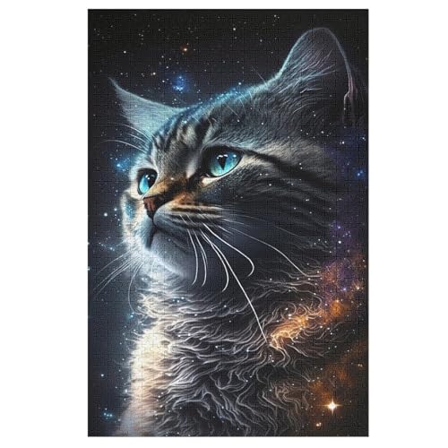 Holzpuzzles 1000 Teile Katze -Puzzle Für Jungen Und Mädchen, Schwierigkeitsgrad, Lernspiele, Familienspielzeug 78×53cm Holzpuzzles 1000 Teile Katze -Puzzle Für Jungen Und Mädchen, Schwierigkeitsgrad, Lernspiele, Familienspielzeug 78×53cm von HHXXXHH
