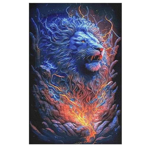 Holzpuzzles 1000 Teile Löwe -Puzzle Für Jungen Und Mädchen, Schwierigkeitsgrad, Lernspiele, Familienspielzeug 78×53cm Holzpuzzles 1000 Teile Löwe -Puzzle Für Jungen Und Mädchen, Schwierigkeitsgrad, Lernspiele, Familienspielzeug 78×53cm von HHXXXHH