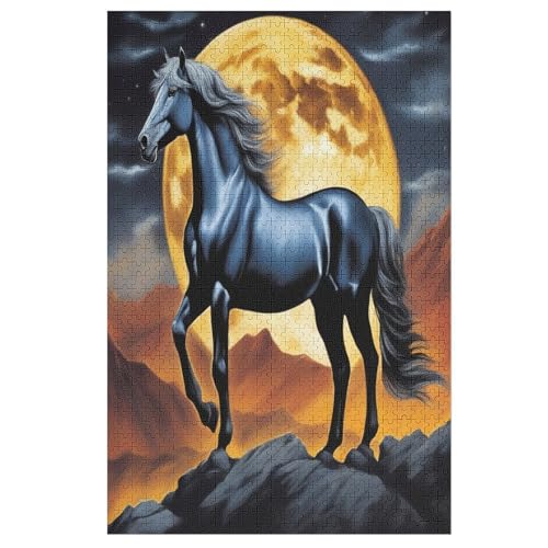 Horse Holzpuzzle 1000 Teile, Knobelspiele Für Erwachsene, Teenager, Puzzles Unmögliche - Kinder Puzzle Zimmer Deko 78×53cm Horse Holzpuzzle 1000 Teile, Knobelspiele Für Erwachsene, Teenager, Puzzles Unmögliche - Kinder Puzzle Zimmer Deko 78×53cm von HHXXXHH