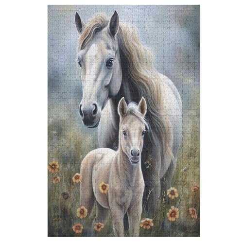 Horse Holzpuzzle 1000 Teile Klassische Puzzles Erwachsene Kinder Puzzle DIY Kit Holzspielzeug Einzigartiges Geschenk 78×53cm Horse Holzpuzzle 1000 Teile Klassische Puzzles Erwachsene Kinder Puzzle DIY Kit Holzspielzeug Einzigartiges Geschenk 78×53cm von HHXXXHH