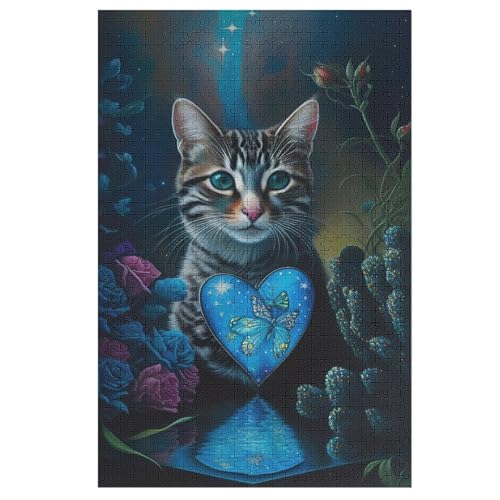 Katze Holzpuzzle - 1000 Teiliges Jigsaw Knobelspiel - Puzzle Für Erwachsene & Kinder - Outdoor & Reisespielzeug 78×53cm Katze Holzpuzzle - 1000 Teiliges Jigsaw Knobelspiel - Puzzle Für Erwachsene & Kinder - Outdoor & Reisespielzeug 78×53cm von HHXXXHH