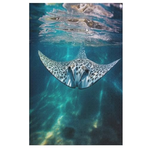 Mantarochen Puzzles 1000 Teile Erwachsener Kniffel Spaß Für Die Ganze Familie, Holzpuzzle Kinder Erwachsene, Impossible Puzzle Schwer 78×53cm Mantarochen Puzzles 1000 Teile Erwachsener Kniffel Spaß Für Die Ganze Familie, Holzpuzzle Kinder Erwachsene, Impossible Puzzle Schwer 78×53cm von HHXXXHH