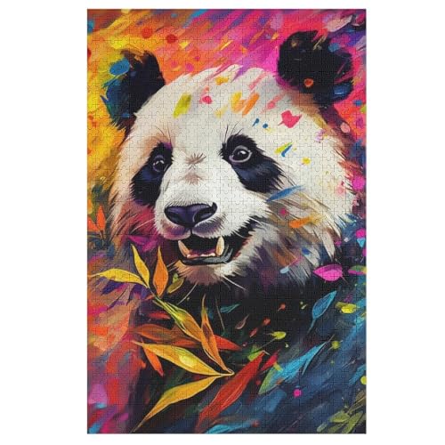 Panda Holzpuzzle 1000 Teile Klassische Puzzles Erwachsene Kinder Puzzle DIY Kit Holzspielzeug Einzigartiges Geschenk 78×53cm Panda Holzpuzzle 1000 Teile Klassische Puzzles Erwachsene Kinder Puzzle DIY Kit Holzspielzeug Einzigartiges Geschenk 78×53cm von HHXXXHH