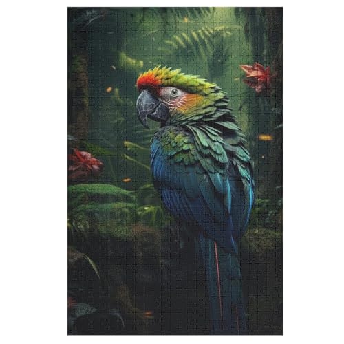 Papagei 1000 Teile Holzpuzzle,einzigartiges Puzzle, Geschenk Für Erwachsene,Familienspiel,Herausforderungsaktivität,78×53cm Papagei 1000 Teile Holzpuzzle,einzigartiges Puzzle, Geschenk Für Erwachsene,Familienspiel,Herausforderungsaktivität,78×53cm von HHXXXHH