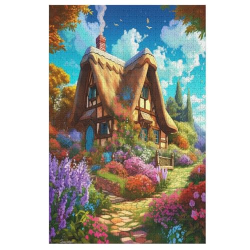 Puzzles Bergdorfhütte, 1000 Teile, Puzzle Aus Holz Für Erwachsene Und Kinder Ab 12 Jahren, Lernspielzeug 78×53cm Puzzles Bergdorfhütte, 1000 Teile, Puzzle Aus Holz Für Erwachsene Und Kinder Ab 12 Jahren, Lernspielzeug 78×53cm von HHXXXHH