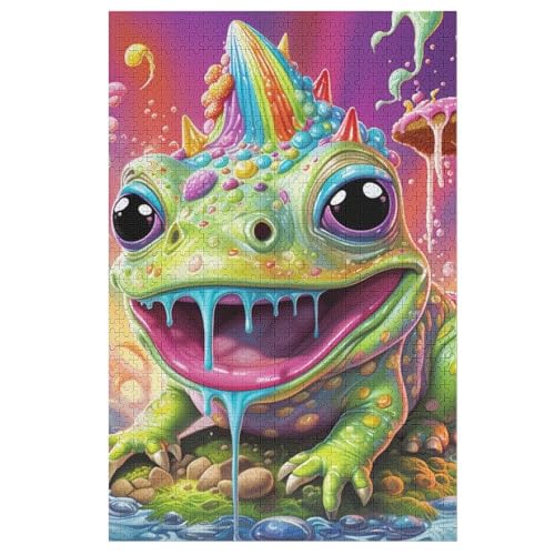 Puzzles Frosch, 1000 Teile, Puzzle Aus Holz Für Erwachsene Und Kinder Ab 12 Jahren, Lernspielzeug 78×53cm Puzzles Frosch, 1000 Teile, Puzzle Aus Holz Für Erwachsene Und Kinder Ab 12 Jahren, Lernspielzeug 78×53cm von HHXXXHH