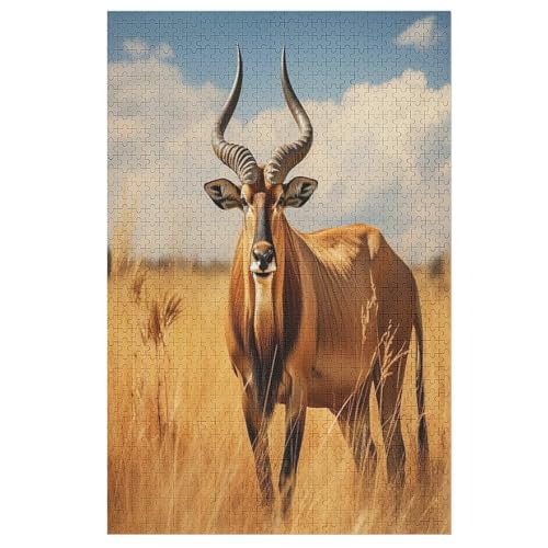Puzzles Für Erwachsene, 1000 Teile, Antelope, Kreative Holzpuzzles, Praktisches Spiel, Familiendekoration 78×53cm Puzzles Für Erwachsene, 1000 Teile, Antelope, Kreative Holzpuzzles, Praktisches Spiel, Familiendekoration 78×53cm von HHXXXHH