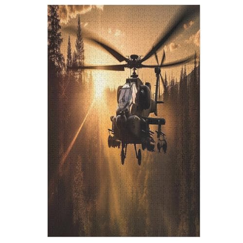 Puzzles Für Erwachsene, 1000 Teile, Helikopter, Kreative Holzpuzzles, Praktisches Spiel, Familiendekoration 78×53cm Puzzles Für Erwachsene, 1000 Teile, Helikopter, Kreative Holzpuzzles, Praktisches Spiel, Familiendekoration 78×53cm von HHXXXHH