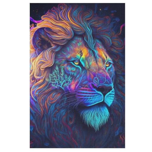 Puzzles Für Erwachsene, 1000 Teile, Löwe, Kreative Holzpuzzles, Praktisches Spiel, Familiendekoration 78×53cm Puzzles Für Erwachsene, 1000 Teile, Löwe, Kreative Holzpuzzles, Praktisches Spiel, Familiendekoration 78×53cm von HHXXXHH